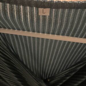 Striped Green and Black Top